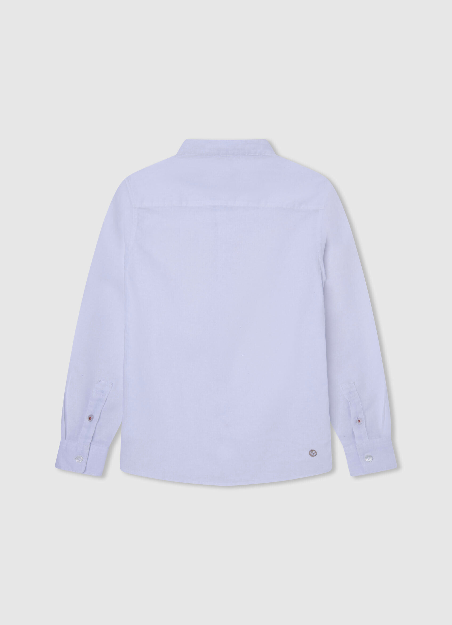 Camisa Mapleton com gola Mao - branco-creme