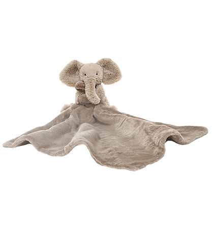 Bbay Jellycat Nusseklud m. Gave?ske - 34x34 cm - Smudge Elephant