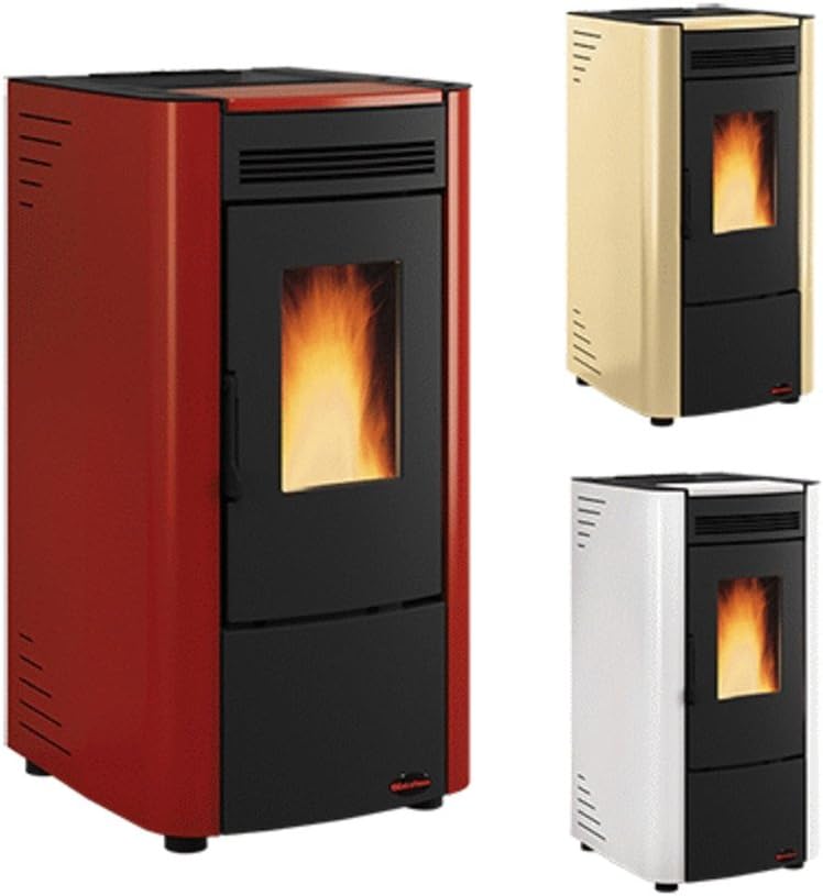Nordica Extraflame Pelletofen Ketty Beschichtung aus lackiertem Stahl Heizleistung 6,3 kW 180 m³ Heizbar