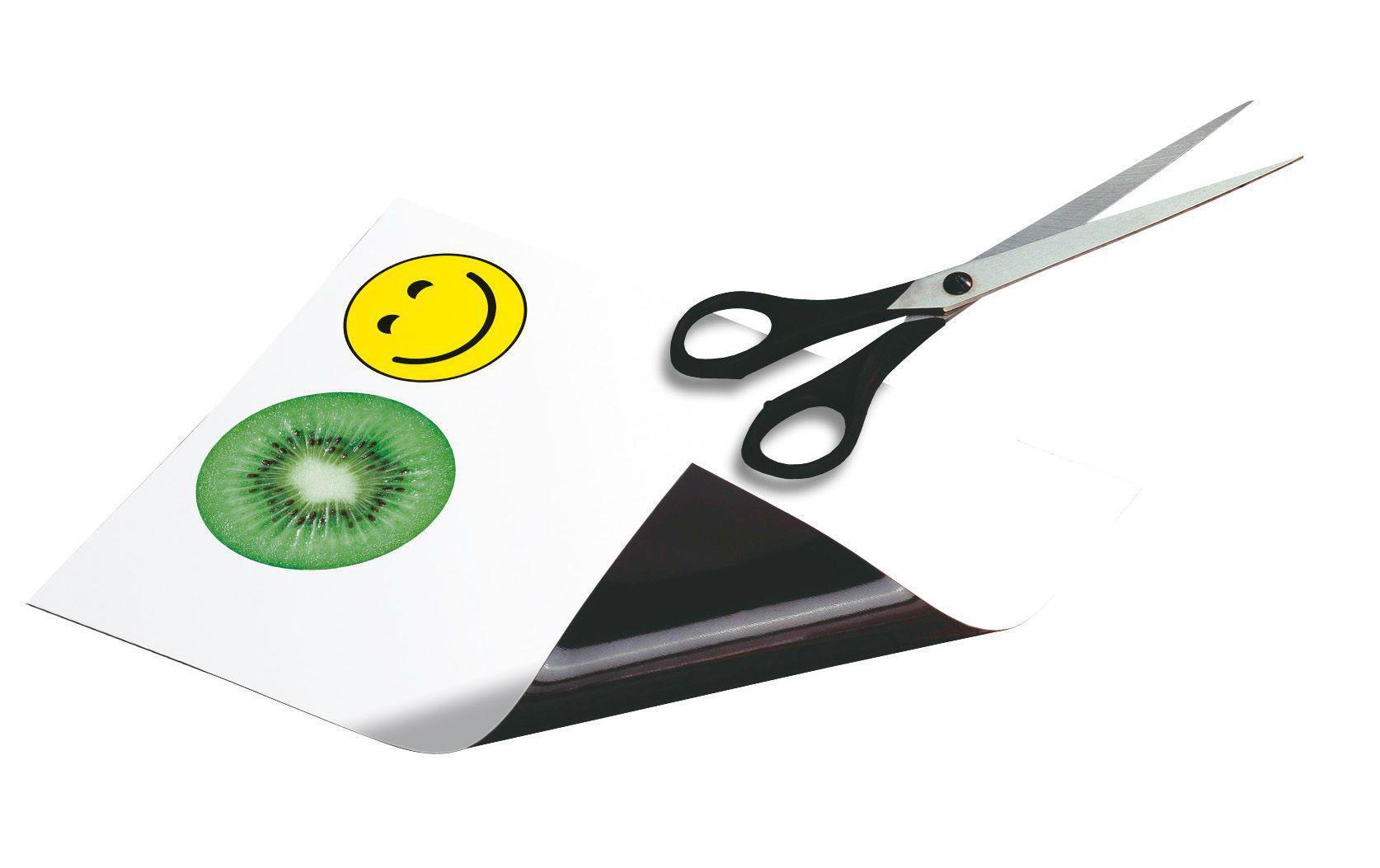 Magnetpapier WeissMagnetisch haftendes Druckerpapier, weiss