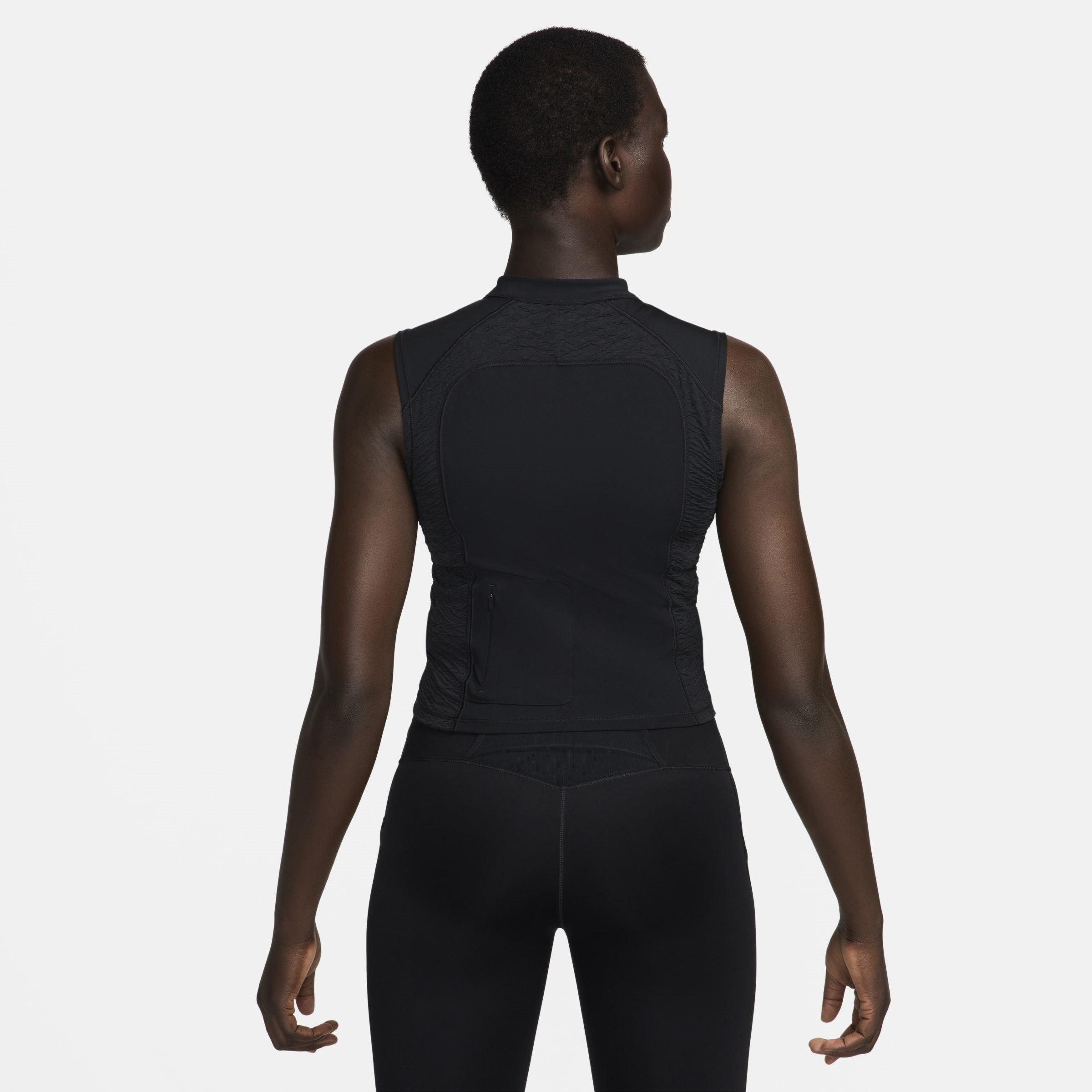 Nike Trail Womens Dri FIT 1 2 Zip Running Tank Top