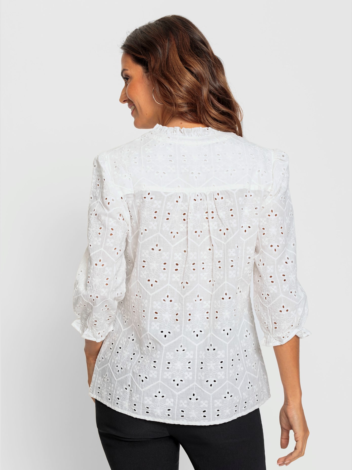 Chemisier superbe broderie de madère