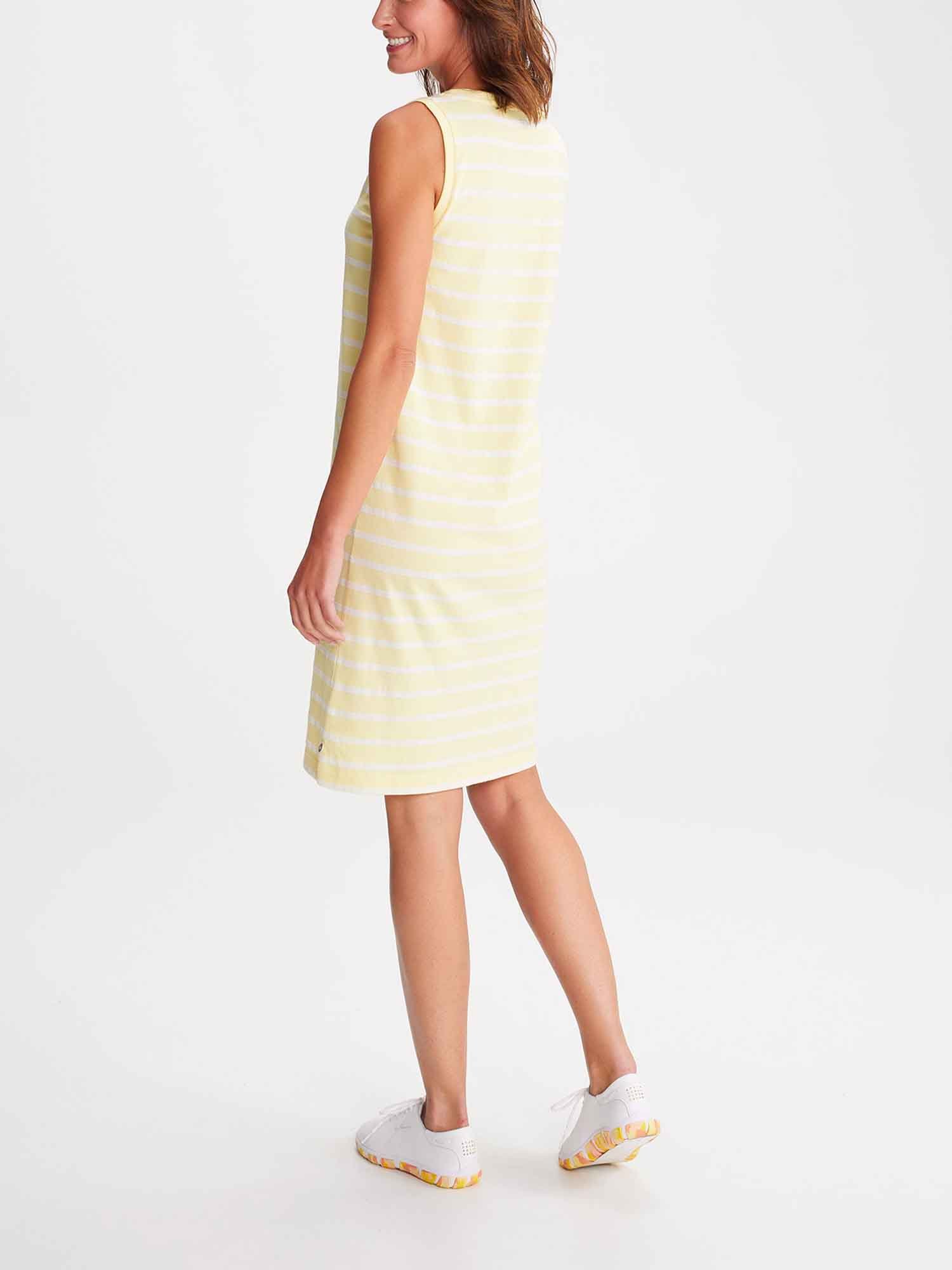 Robe Femme A Rayures Jaune