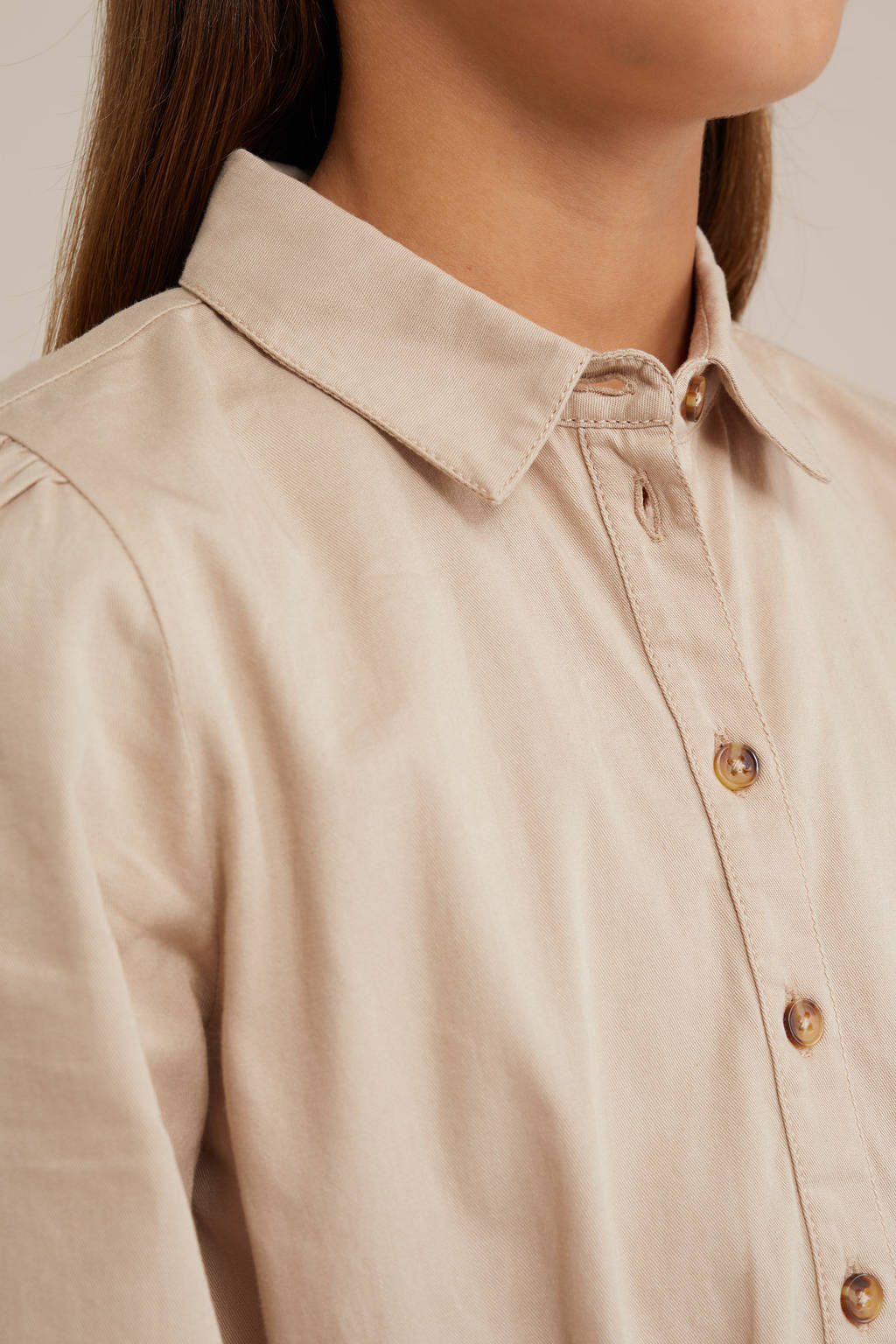 WE Fashion blousejurk beige