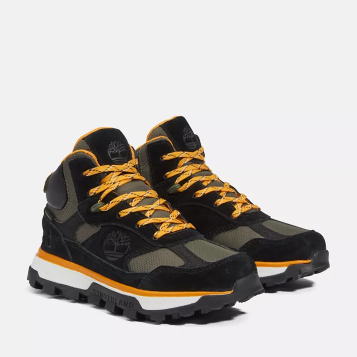 Chaussures de randonnée montantes Trail Trekker pour enfant en noir