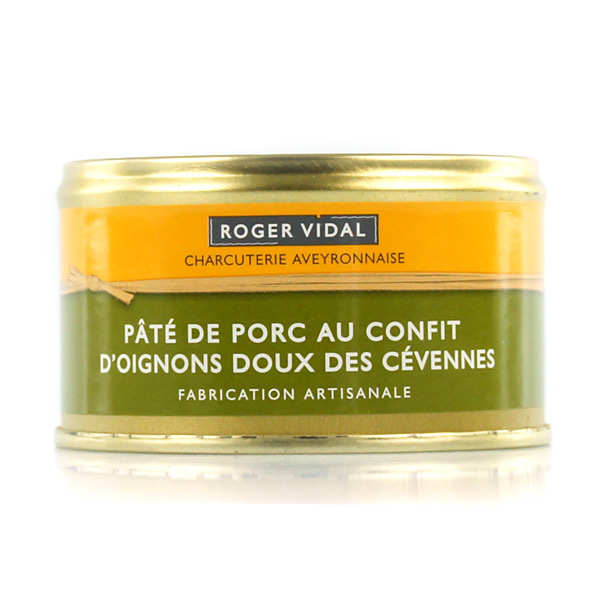 Pâté de porc au confit d'oignons doux des Cevennes