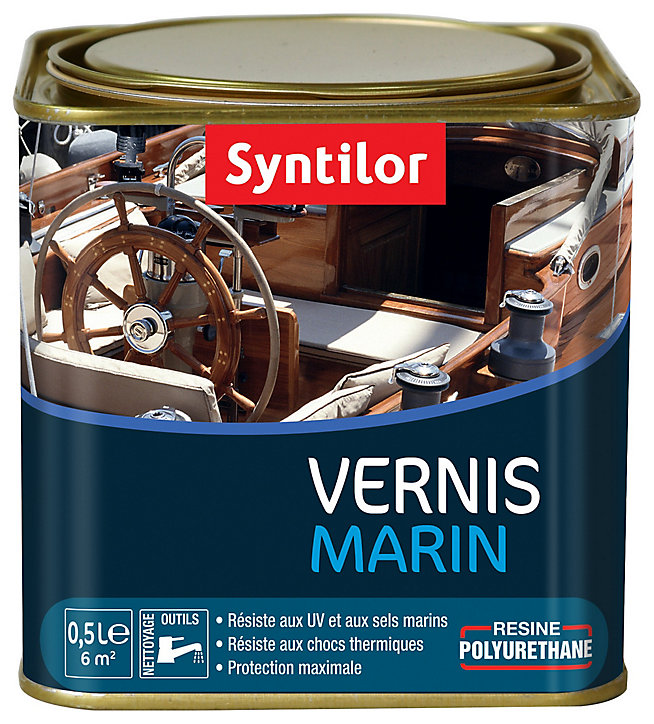 Vernis extérieur marin Incolore Brillant Syntilor - 0.5 L