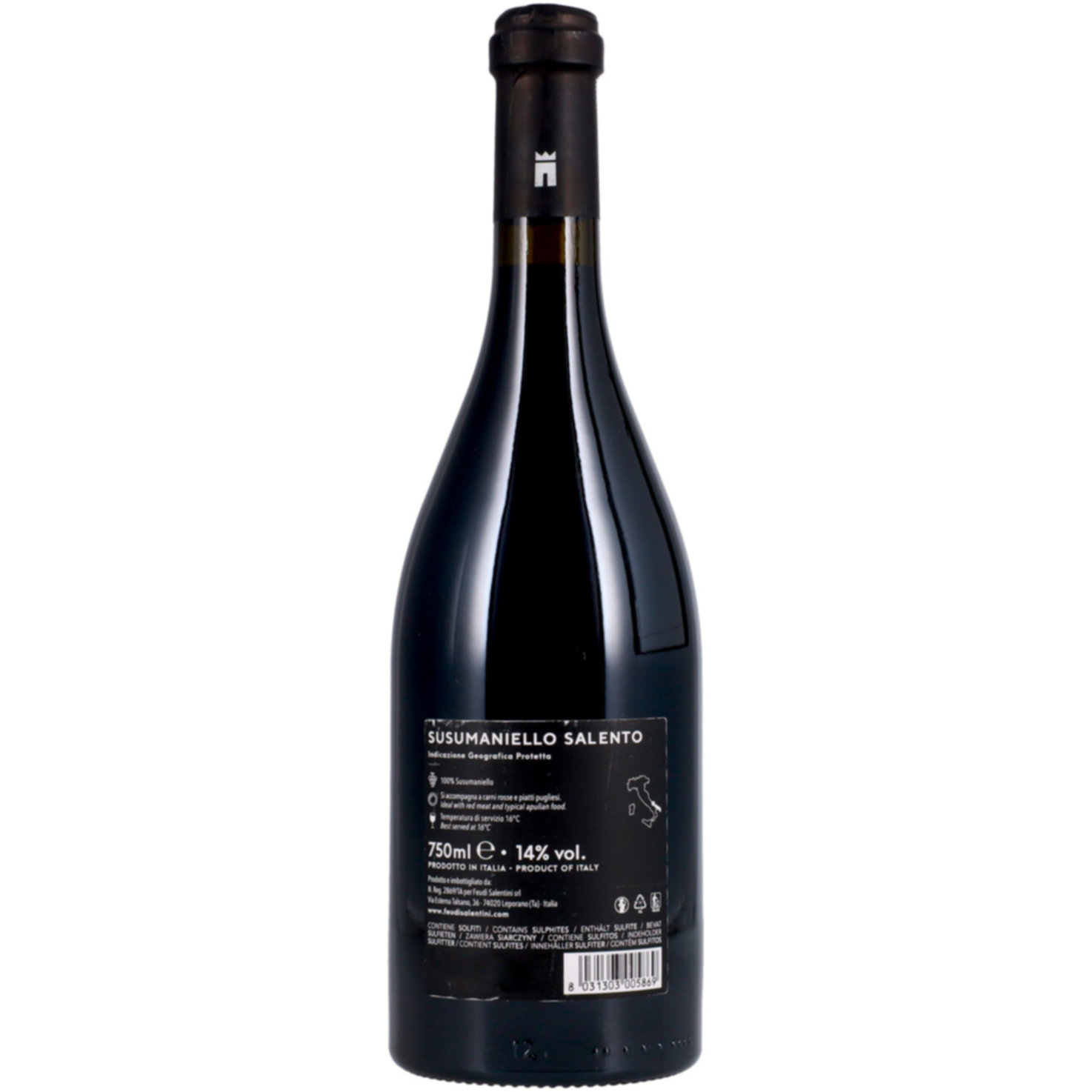 Salento IGP Susumaniello Feudi Salentini -75cl