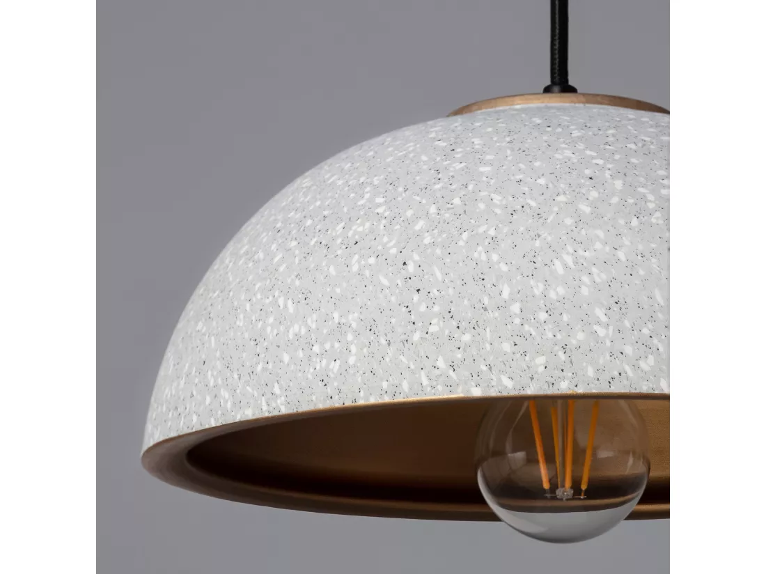 Suspension Céramique Crowe Blanc