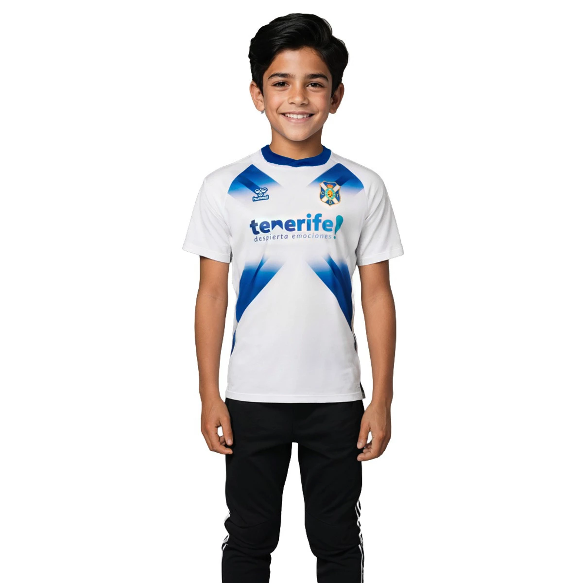 Camisola Hummel CD Tenerife Primeiro Equipamento 2024-2025 Criança