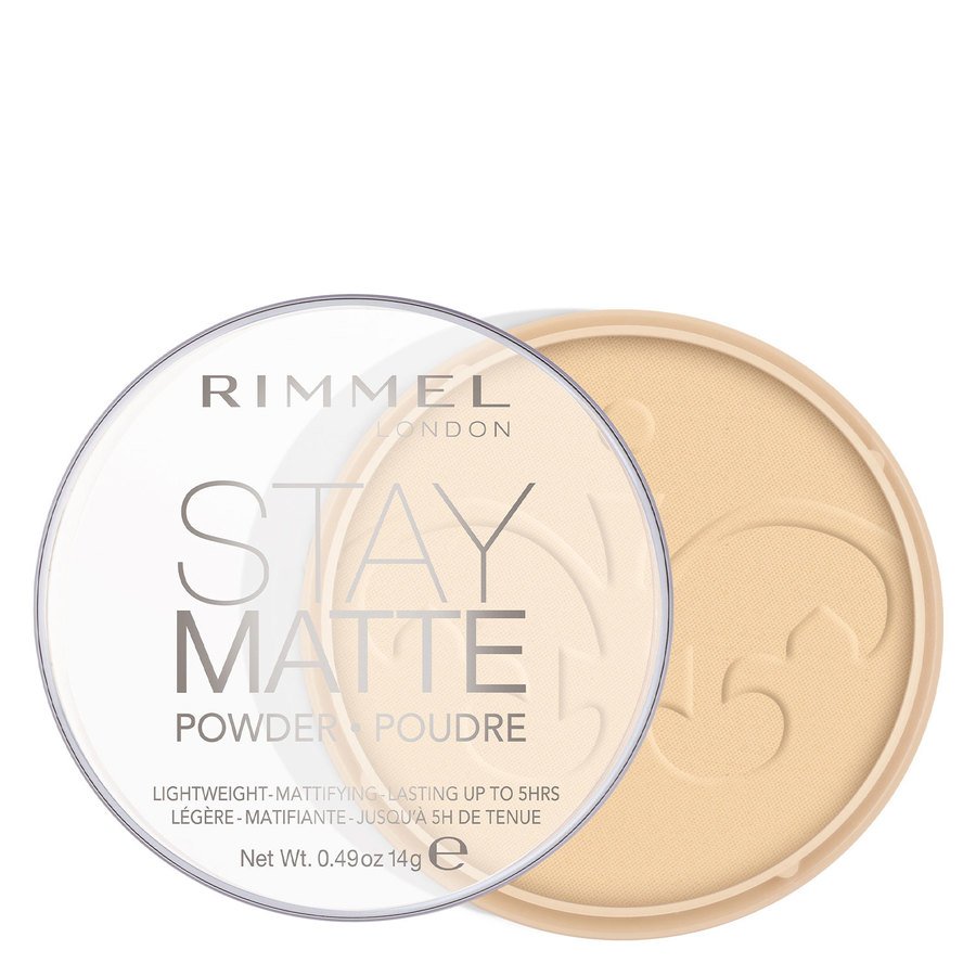 Rimmel London Stay Matte Pressed Face Powder #001 Transparent 14g