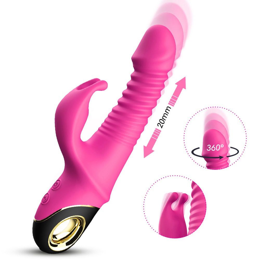 Vibromasseur rabbit waterproof - 9 modes