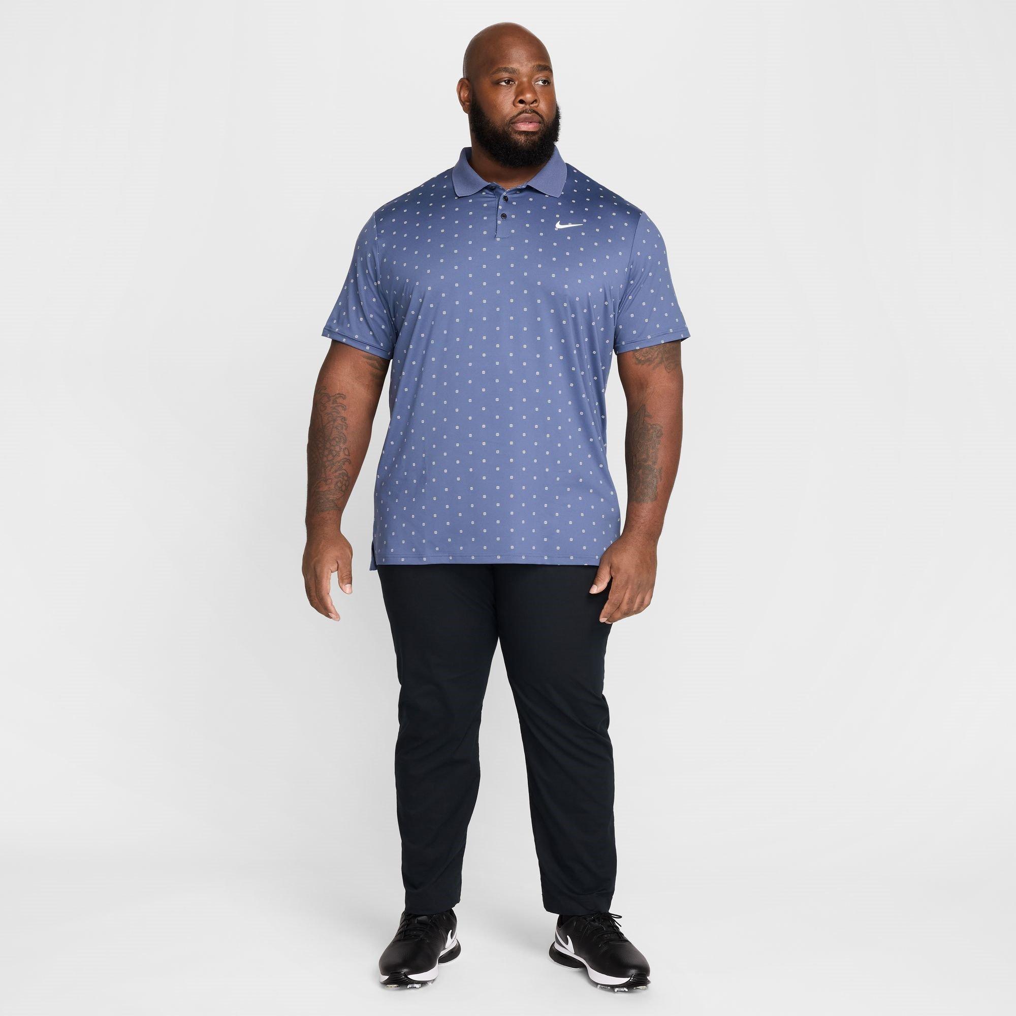 Nike Tour Print Polo Shirt Mens