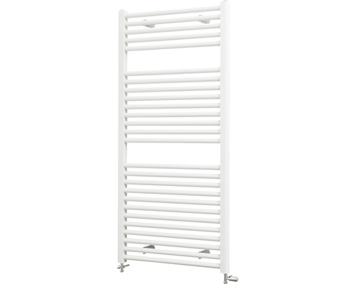 Schulte Munich elektrische badkamerradiator, 121,5 x 60 cm, alpinewit, inclusief 600 watt verwarmingselement en vulling.