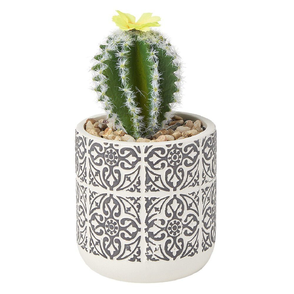 Cactus artificiel Ø9,5xH.17 cm