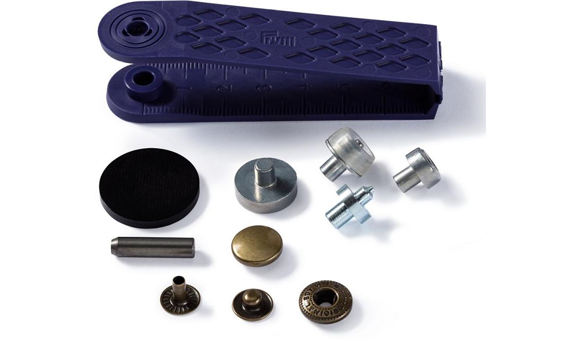 Druckknöpfe Anorak Altmessing, 12 mmNähfreie Druckknöpfe