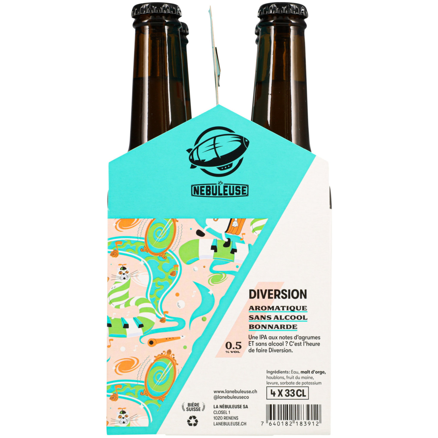 La Nébuleuse Diversion alkoholfrei 4x33CL -132cl