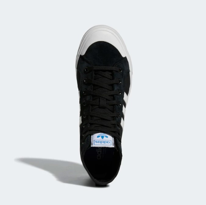 Adidas Skateboarding Nizza Hi ADV Core Blk Cloud WhtBliss Blue 5 US