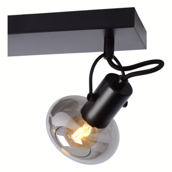 Lucide Madee Plafondspot zwart 3x