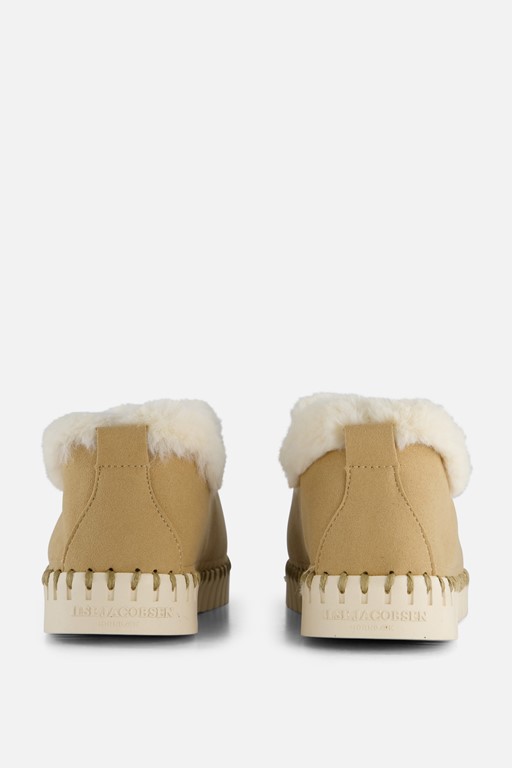 Ilse Jacobsen Pantoffels beige Suede