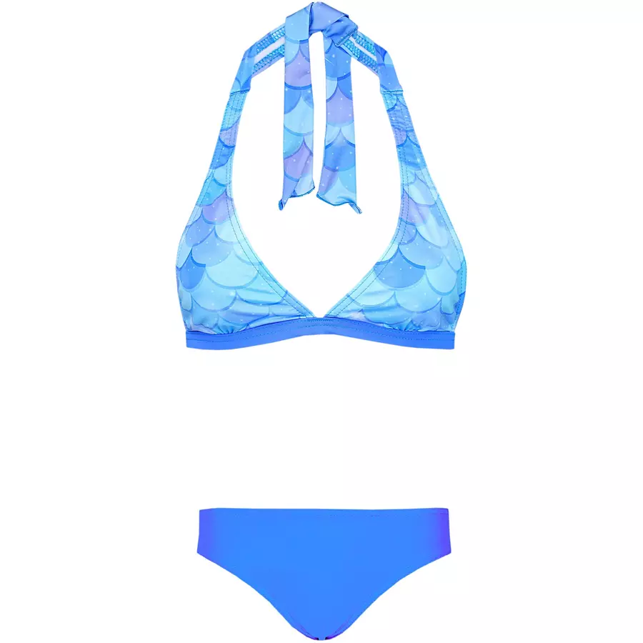 Aquarti Mädchen Bikini Set Zweiteilig Bikinislip Bustier türkisblau