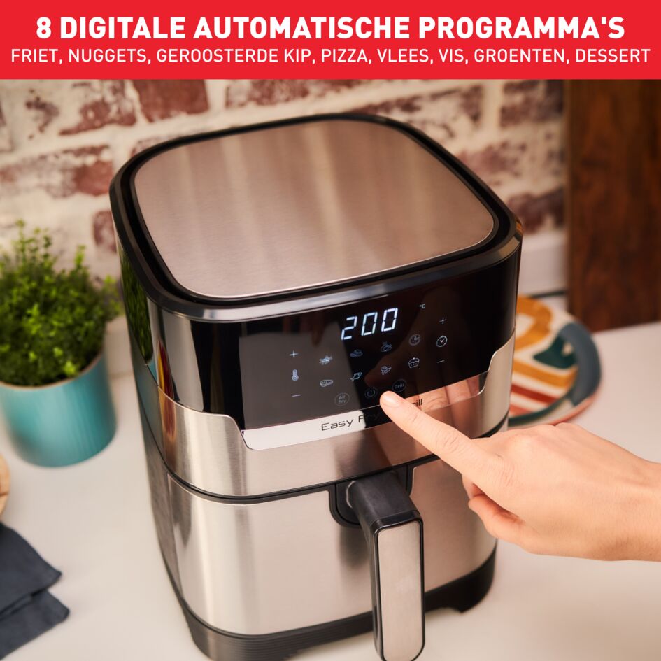 Easy Fry & Grill Precision XL EY505D Air fryer 2-in-1 - 8 programma's - 4,6 L