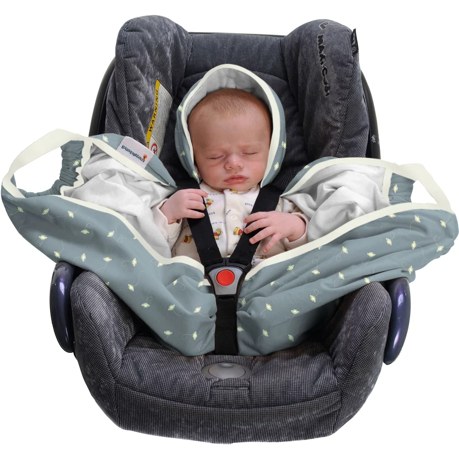 Snugglebundl Tragehilfe mint honey bee - Organic cotton