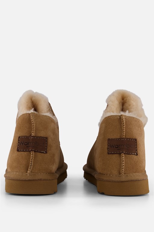 Warmbat Willow Pantoffels cognac Suede