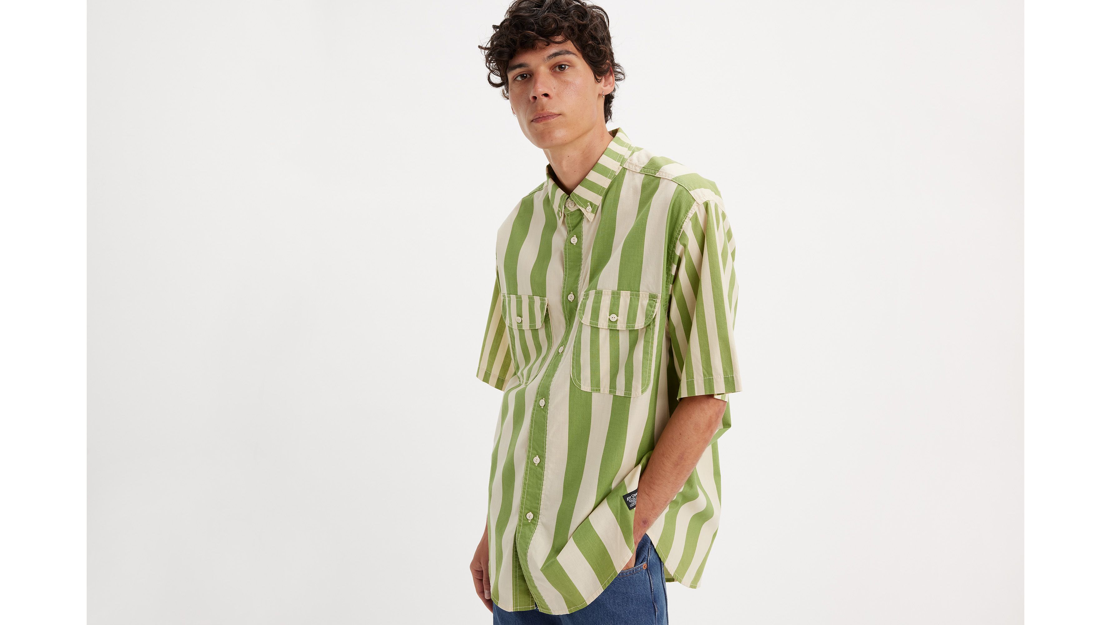 Levi's® Skateboarding chemise manches courtes - Mixed Up - Vert