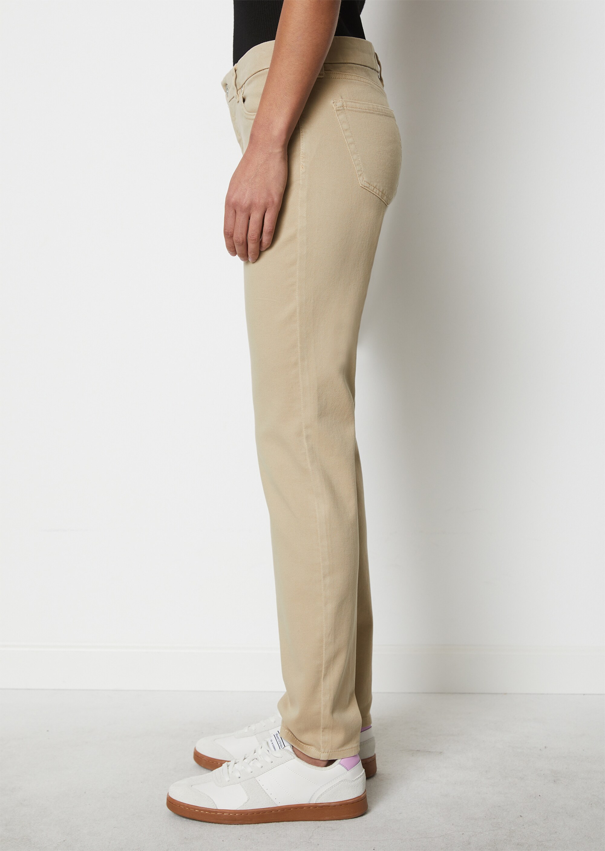 Hose Modell ALBY slimaus softem Stretch-Twill