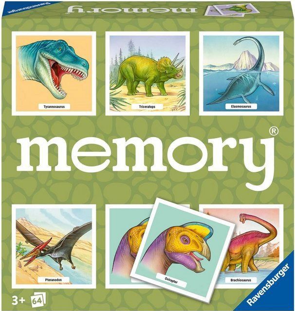 Ravensburger - Educatief Spel - Groot Memory® - Dinosaurussen - Made in Europe