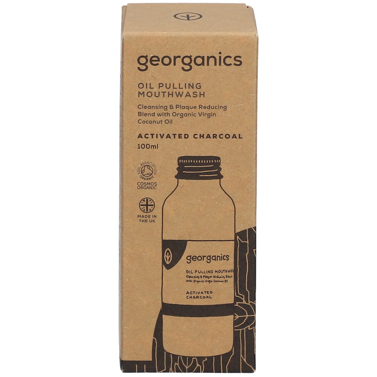 georganics Ölziehende Mundspülung Organge