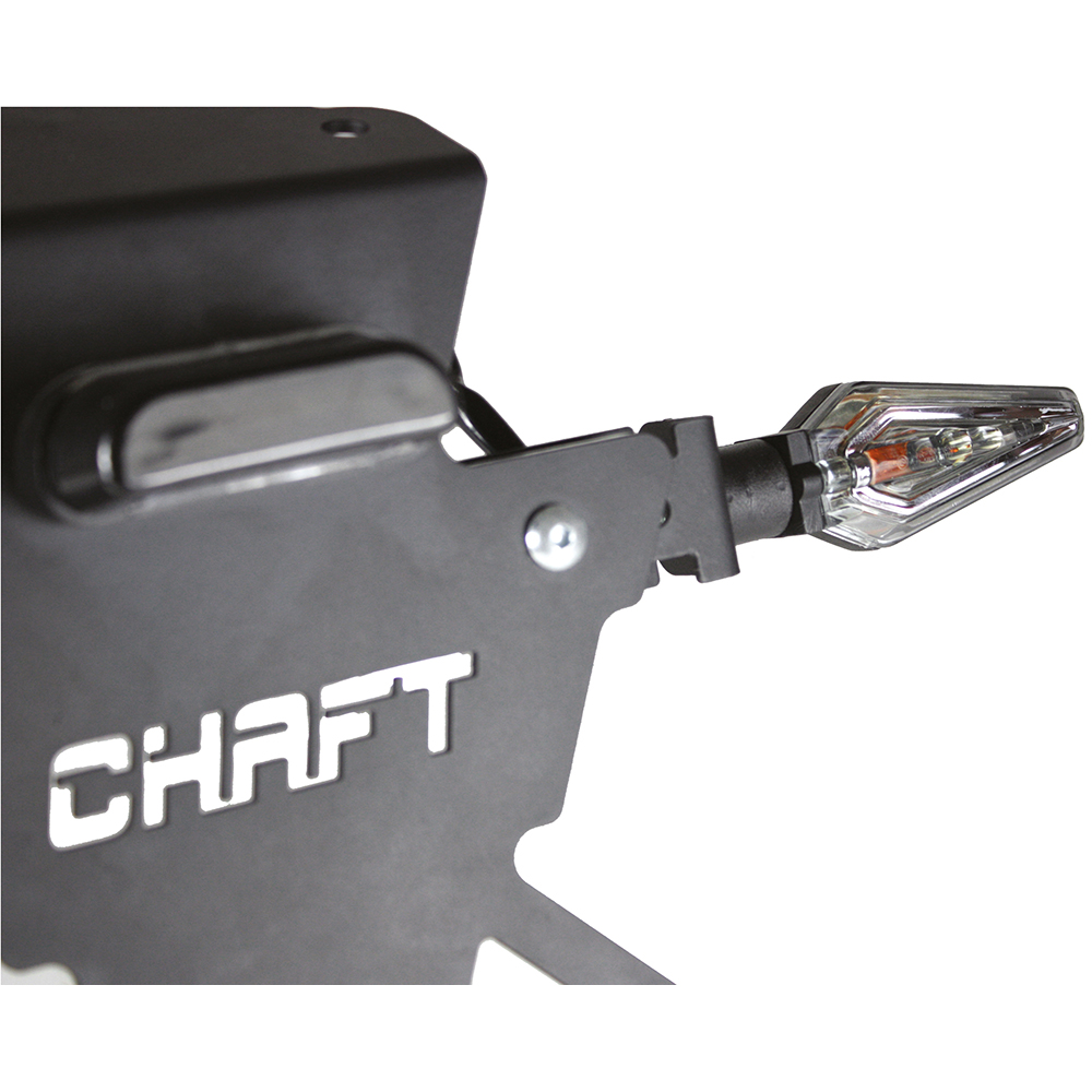 Chaft - Clignotants à Ampoules Sound Noir Mat / Transparent
