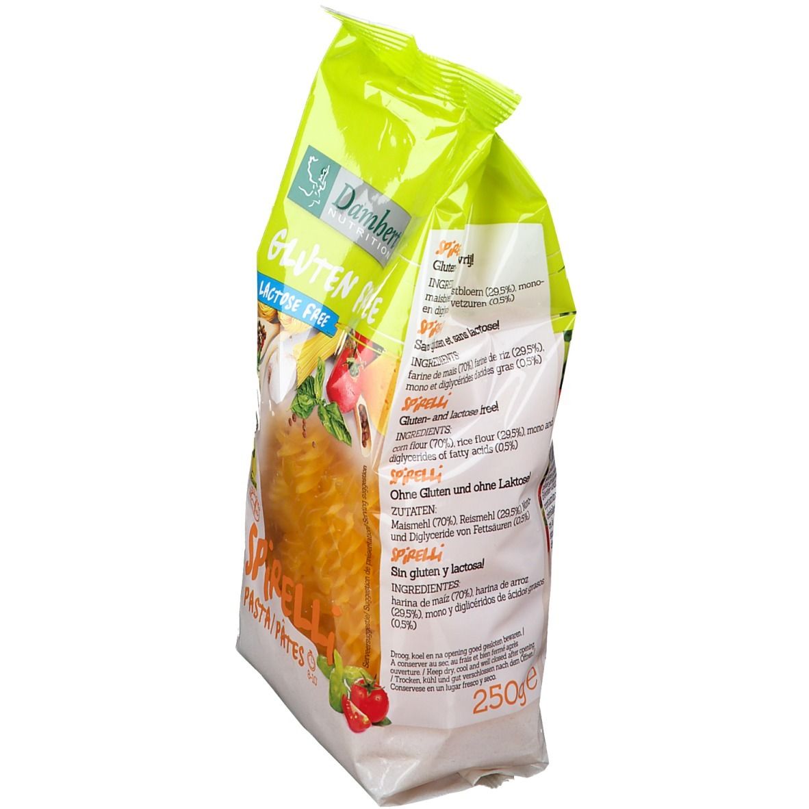 Damhert Spirelli Pasta glutenfrei