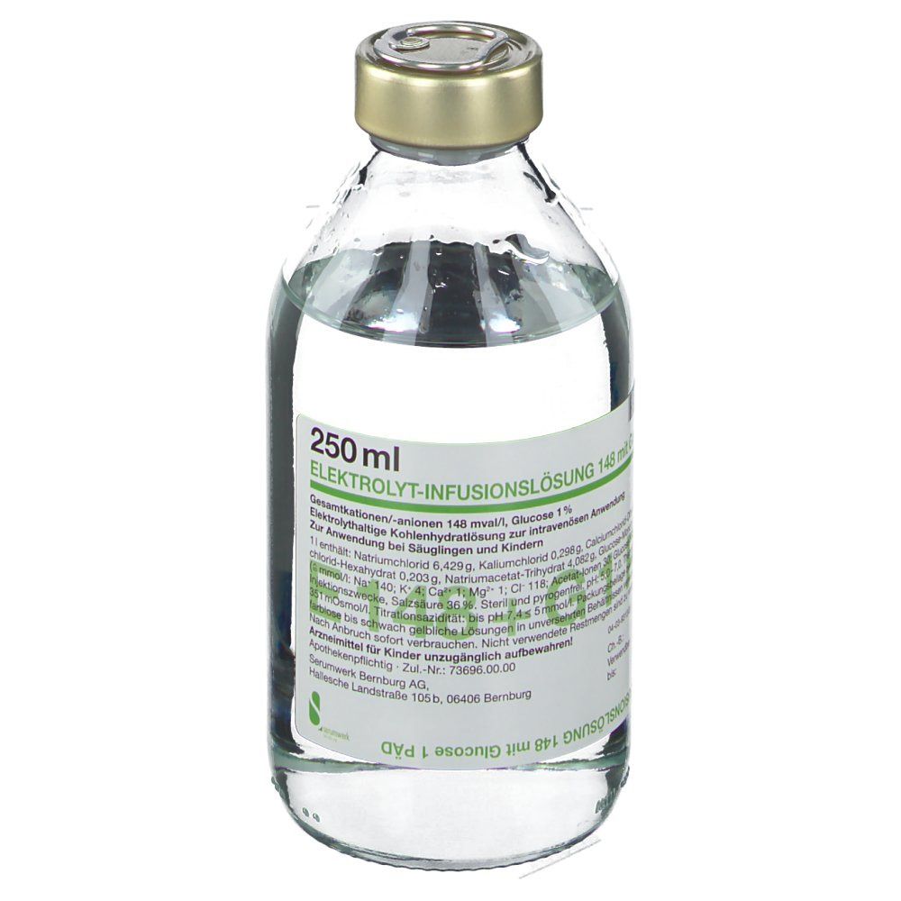 Elektrolyt-Infuisionslösung 148 mit Glucose 1 PÄD