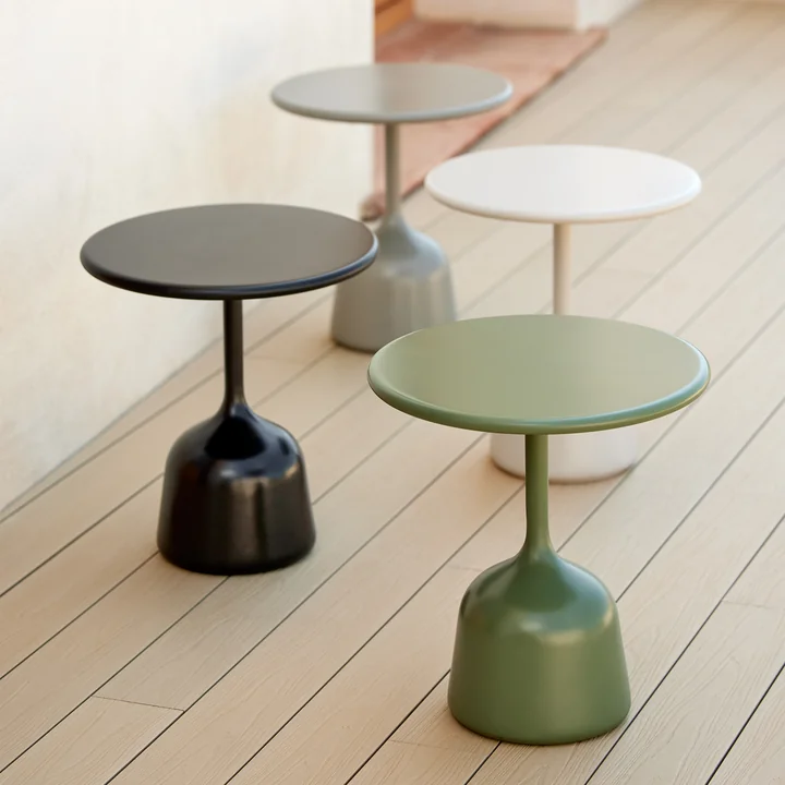 Cane-line - Glaze Couchtisch ⌀ 45 cm, taupe