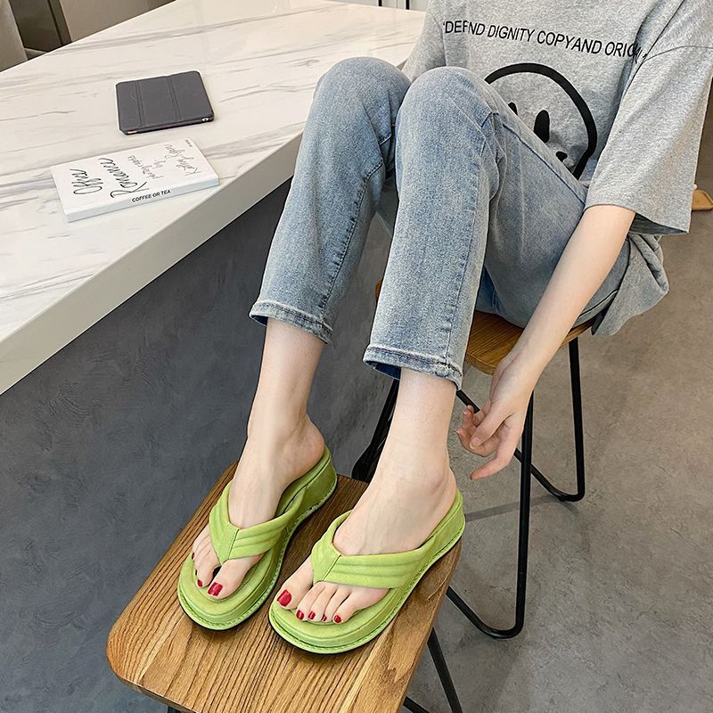 Arpeggi - Plateau slippers met sleehak