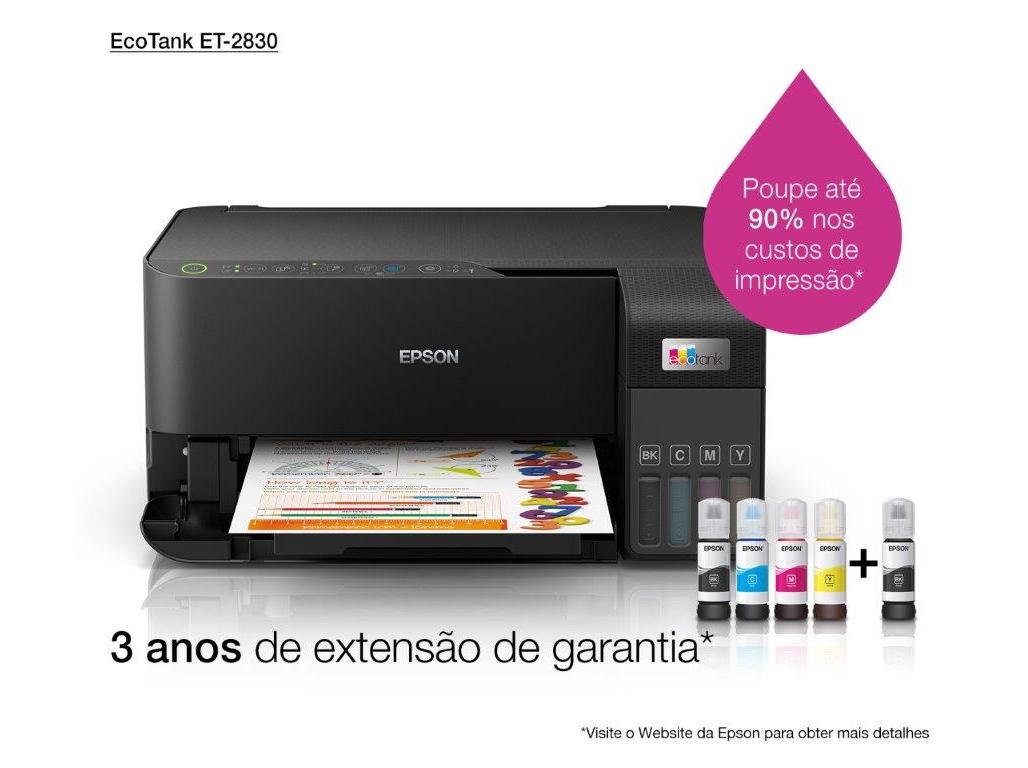 IMPRESSORA EPSON ECOTANK ET-2830 MULTIFUNÇÕES