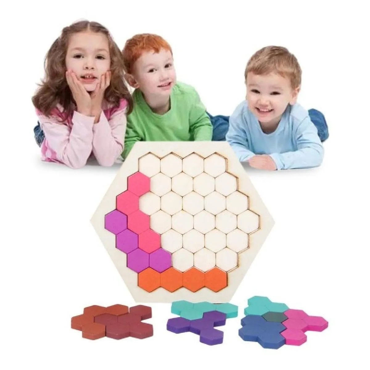 Wewoo Puzzle 3D Enfants - Tangram