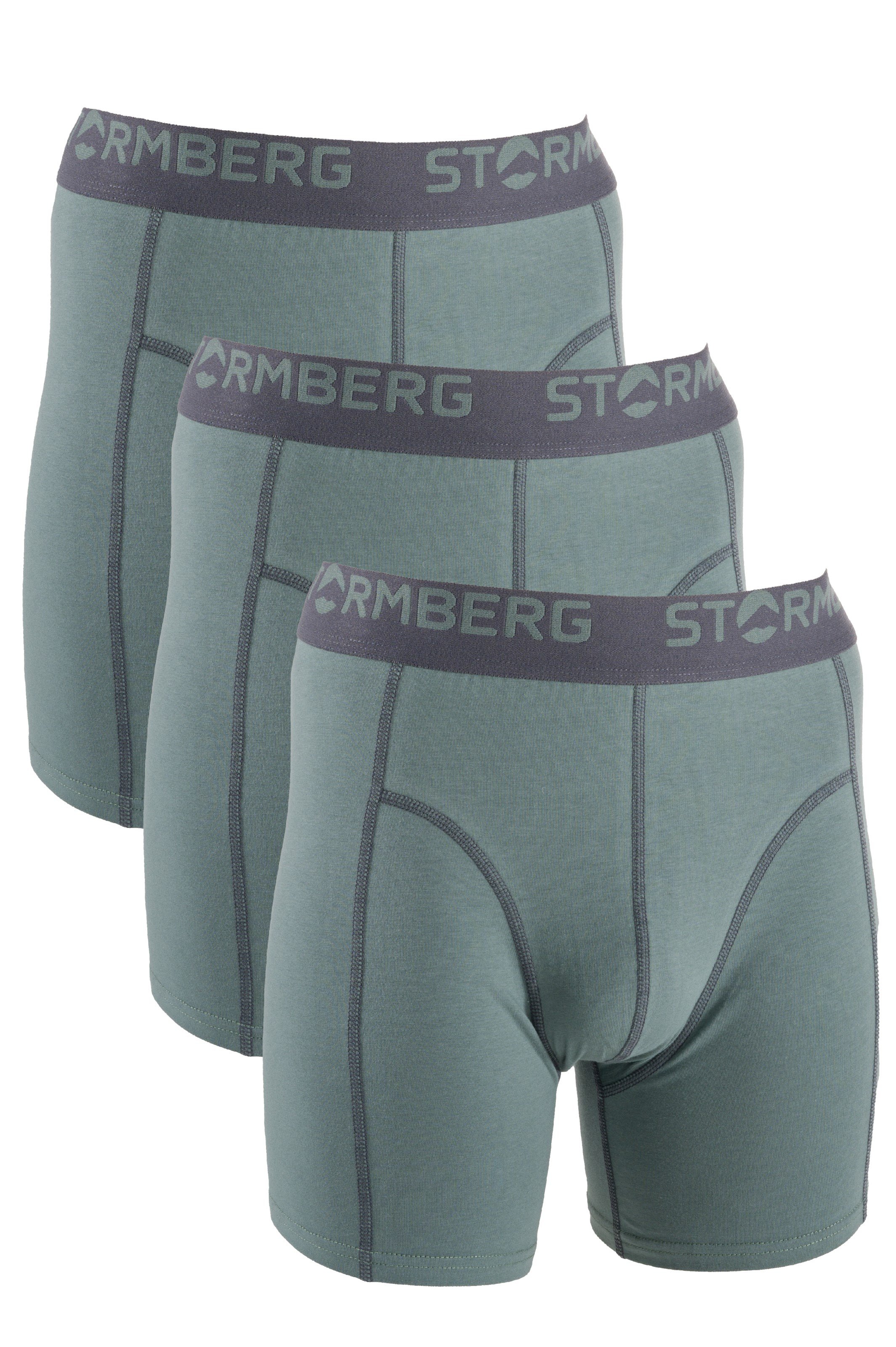 Stormberg Mildenes lang bomull boxershorts 3-pack