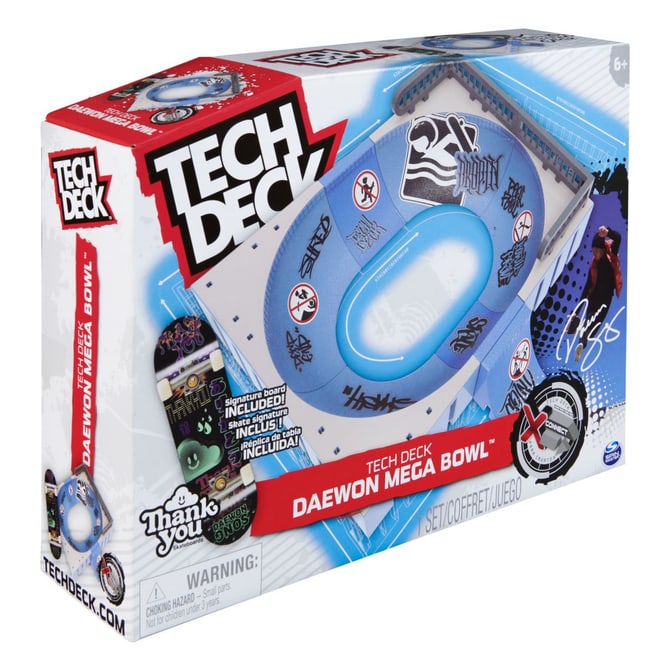 Tech Deck - Mega Bowl - Finger-Skateboard Rampe