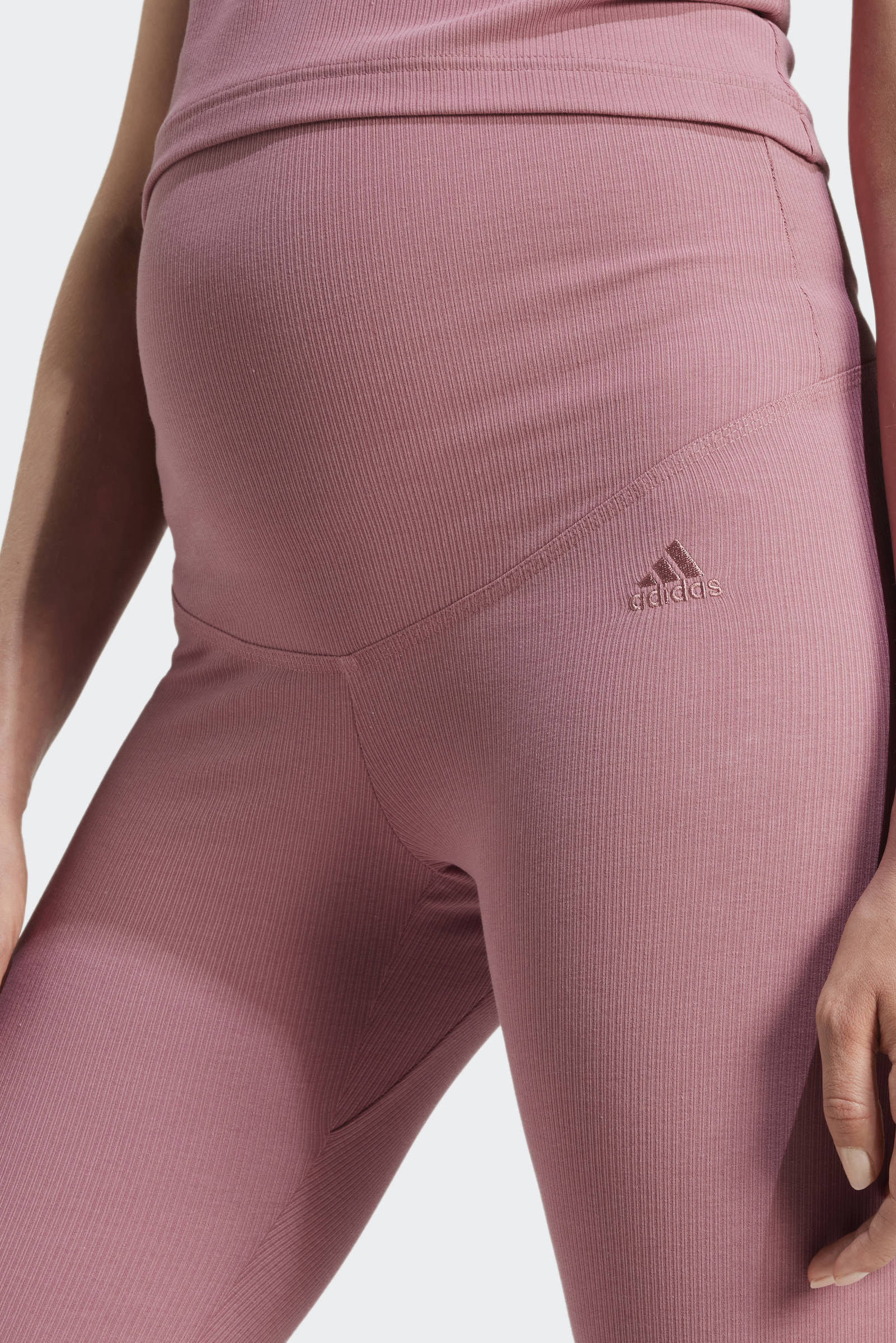 adidas slim fit zwangerschapslegging oudroze