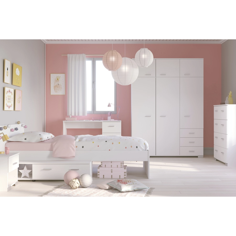 Parisot Kinderzimmer Set 5tlg Galaxy 151  Weiß Weiß