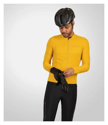 Maillot Manches Longues Endura Pro SL II Jaune Moutarde