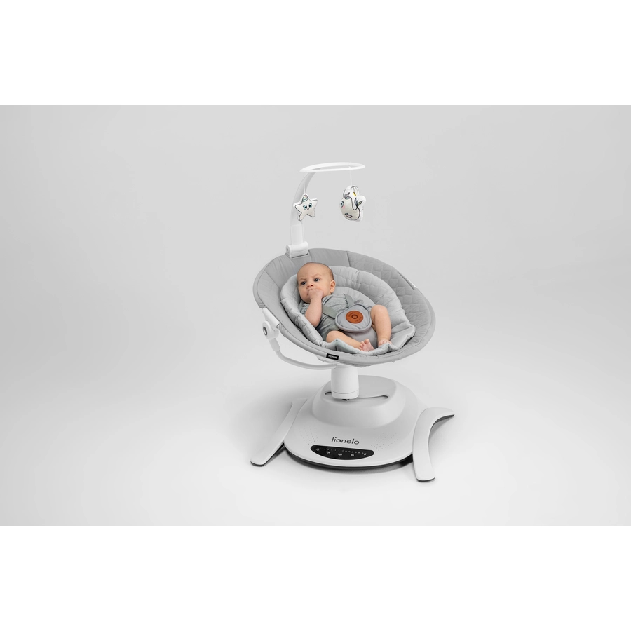 lionelo Babyschaukel Bella Set Grey Concrete