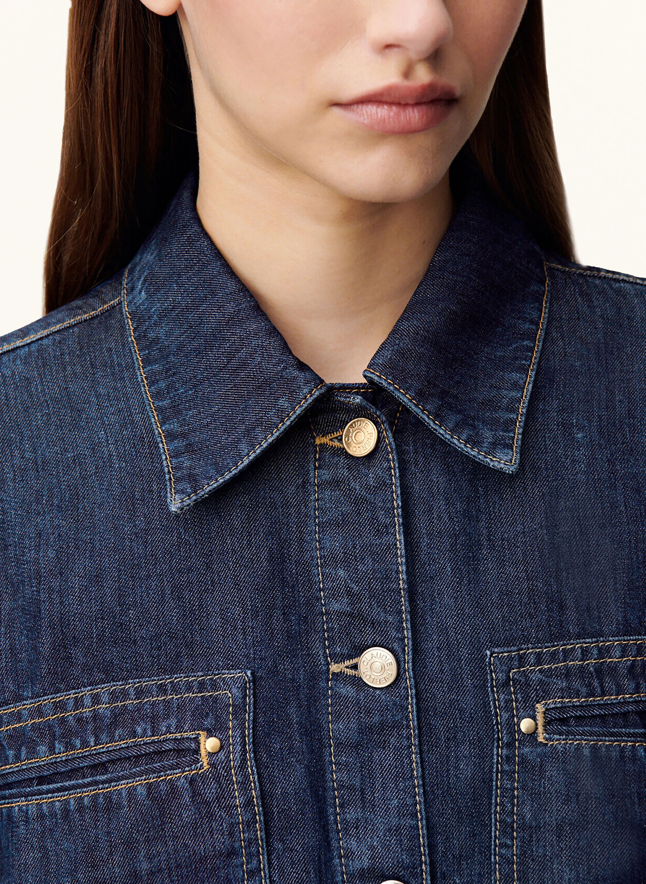CLAUDIE PIERLOT Jeansbluse