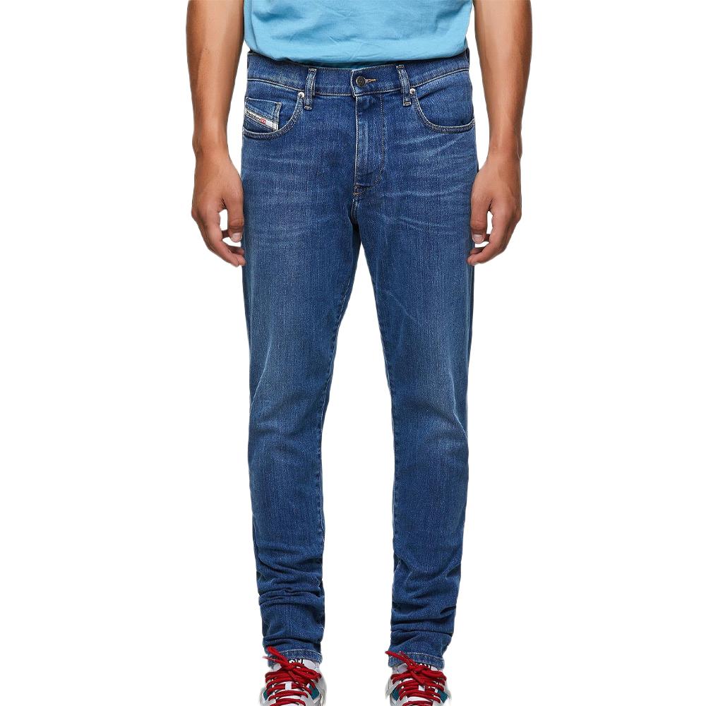Diesel Jean Droit Bleu Homme Diesel A01715