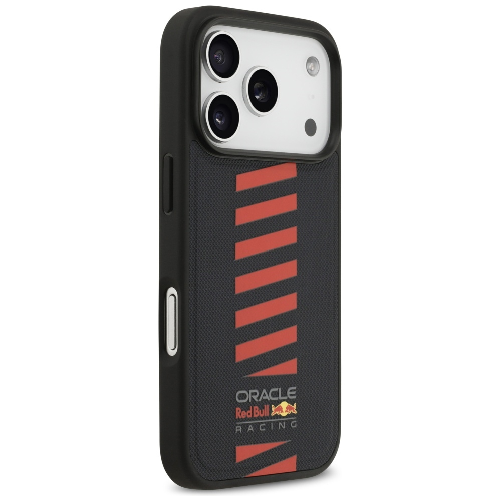iPhone 17 Pro MagSafe Hardcase Hülle Meshed Powerbar (RBHMP17L24PUDSRV) - Schwarz