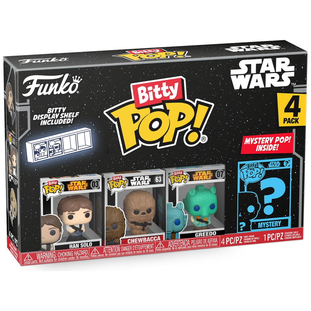 POP! Vinyl: Bitty POP Star Wars Han Solo 4er-Pack
