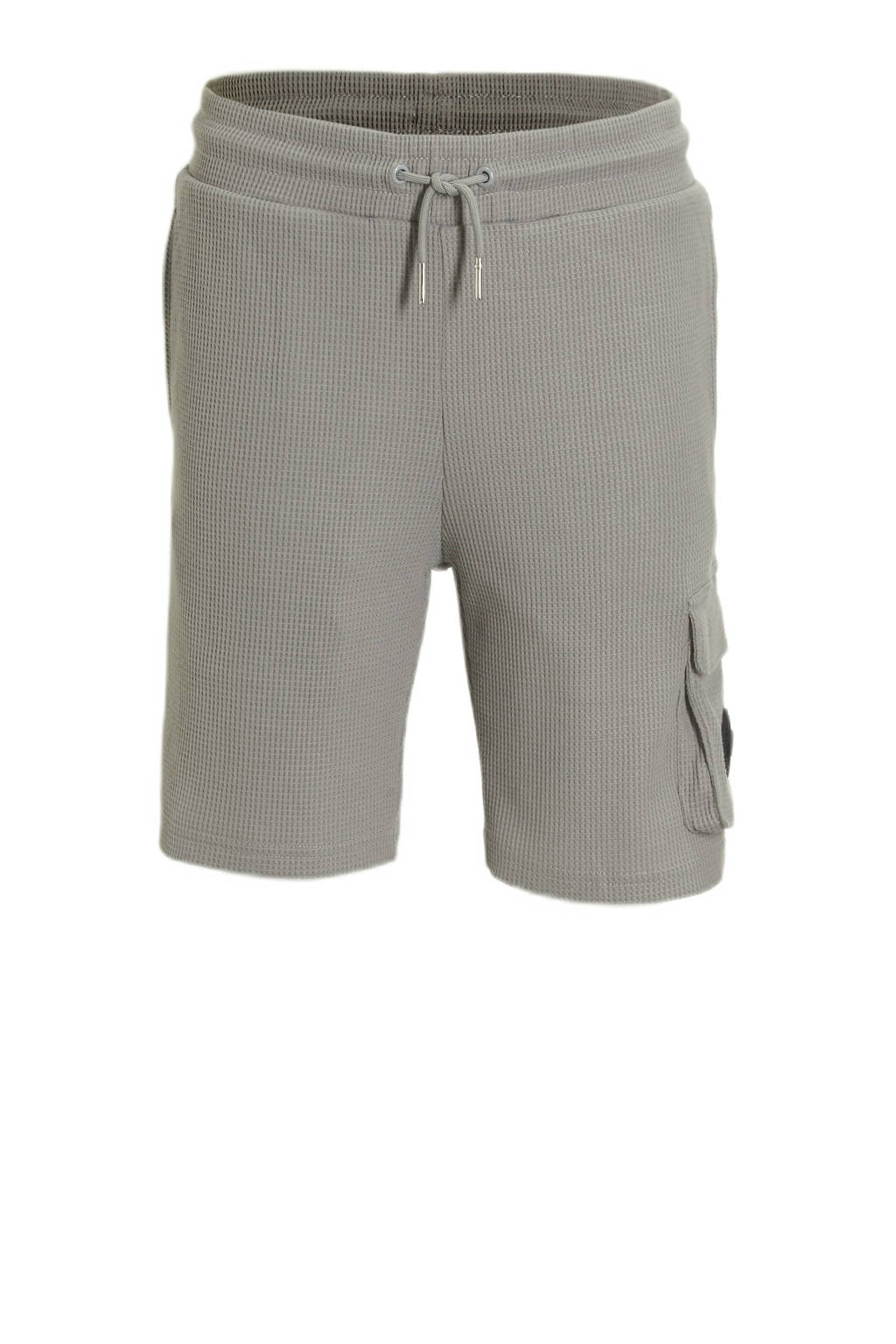 BLACK BANANAS regular fit cargo short JR. WAFFLE grijs